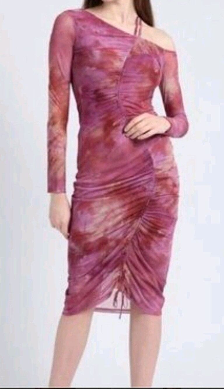 Y2K Romantic Goth Stockholm Atelier & Other Stories Ruched Bodycon Dress Size 4